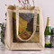 Cafe Terrace at Night (Van Gogh 1888) Reusable Cotton Grocery Bag - In Context