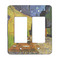 Cafe Terrace at Night (Van Gogh 1888) Rocker Light Switch Covers - Double - MAIN