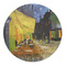 Cafe Terrace at Night (Van Gogh 1888) 5' Round Indoor Area Rug