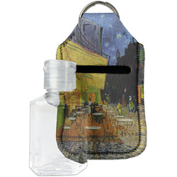 Cafe Terrace at Night (Van Gogh 1888) Hand Sanitizer & Keychain Holder - Small