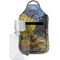 Cafe Terrace at Night (Van Gogh 1888) Sanitizer Holder Keychain - Small with Case
