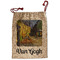 Cafe Terrace at Night (Van Gogh 1888) Santa Bag - Front