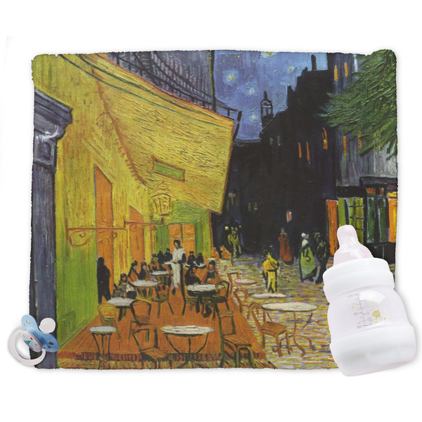 Custom Cafe Terrace at Night (Van Gogh 1888) Security Blanket - Single Sided
