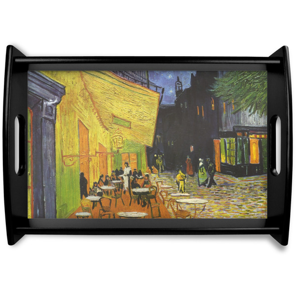 Custom Cafe Terrace at Night (Van Gogh 1888) Wooden Tray