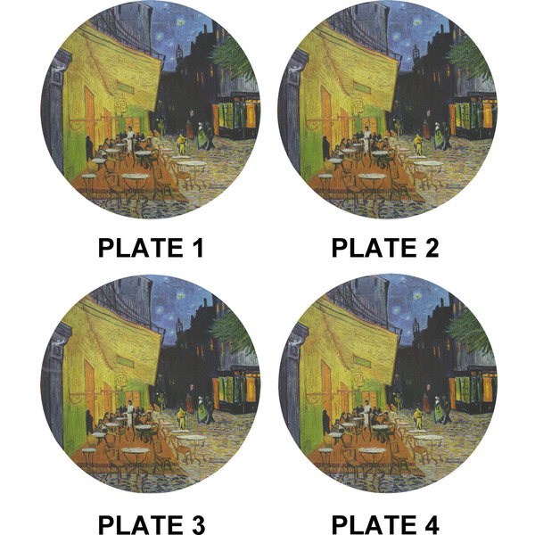 Cafe Terrace at Night (Van Gogh 1888) Set of Appetizer / Dessert Plates (Approval)