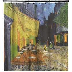 Cafe Terrace at Night (Van Gogh 1888) Shower Curtain - 71" x 74"