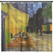 Cafe Terrace at Night (Van Gogh 1888) Shower Curtain - Custom Size - Front