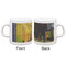 Cafe Terrace at Night (Van Gogh 1888) Single Shot Espresso Cup - Single - Front & Back