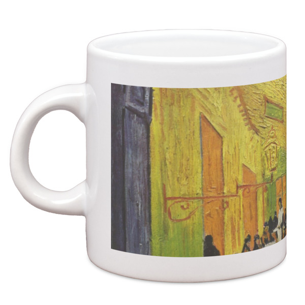 Cafe Terrace at Night (Van Gogh 1888) Single Shot Espresso Cup - Single Front