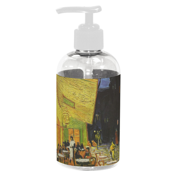 Cafe Terrace at Night (Van Gogh 1888) Small Liquid Dispenser (8 oz) - White