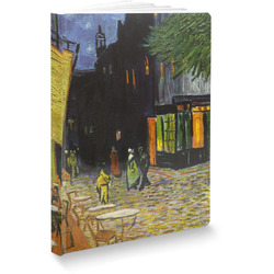 Cafe Terrace at Night (Van Gogh 1888) Softbound Notebook - 7.25" x 10"