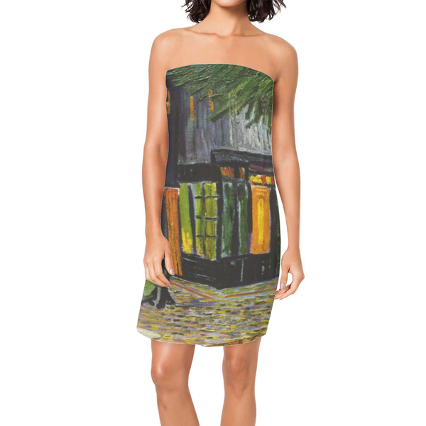 Custom Cafe Terrace at Night (Van Gogh 1888) Spa / Bath Wrap