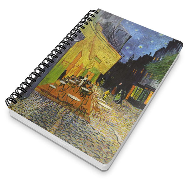 Cafe Terrace at Night (Van Gogh 1888) Spiral Journal 7 x 10 - Main