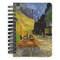 Cafe Terrace at Night (Van Gogh 1888) Spiral Journal Small - Front View