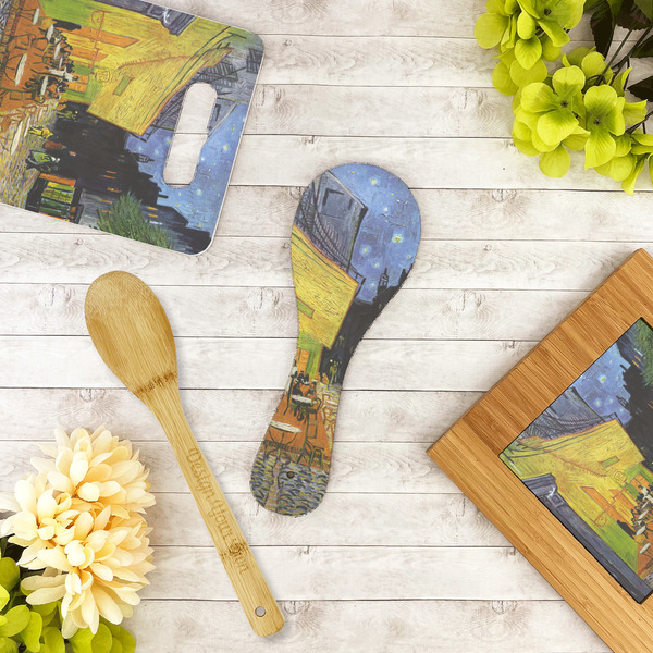 Cafe Terrace at Night (Van Gogh 1888) Spoon Rest Trivet - LIFESTYLE