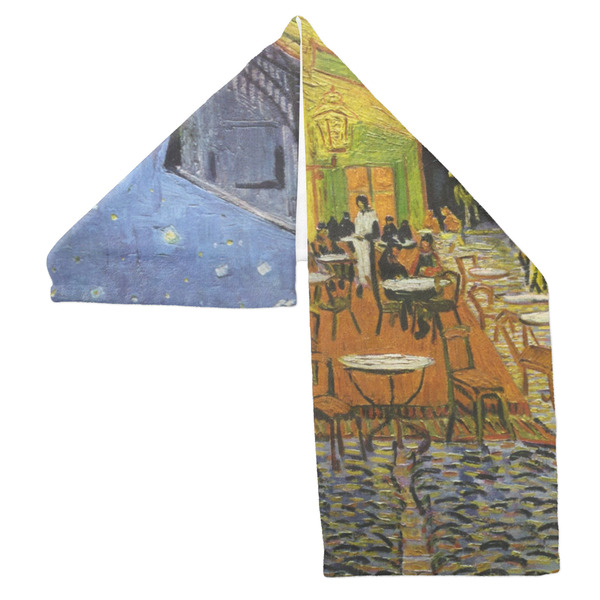 Cafe Terrace at Night (Van Gogh 1888) Sports Towel Folded - Both Sides Showing