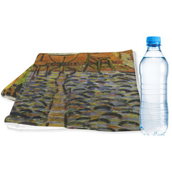 Cafe Terrace at Night (Van Gogh 1888) Sports & Fitness Towel