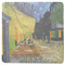Cafe Terrace at Night (Van Gogh 1888) Square Coaster Rubber Back - Single