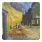 Cafe Terrace at Night (Van Gogh 1888) Square Decal