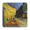 Cafe Terrace at Night (Van Gogh 1888) Square Fridge Magnet - FRONT