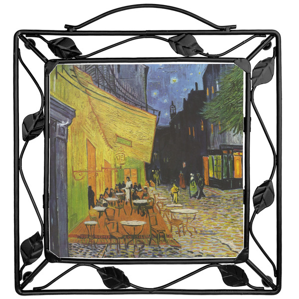 Custom Cafe Terrace at Night (Van Gogh 1888) Square Trivet