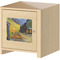 Cafe Terrace at Night (Van Gogh 1888) Square Wall Decal on Wooden Cabinet