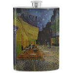 Cafe Terrace at Night (Van Gogh 1888) Stainless Steel Flask