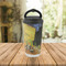 Cafe Terrace at Night (Van Gogh 1888) Stainless Steel Travel Cup - Lifestyle