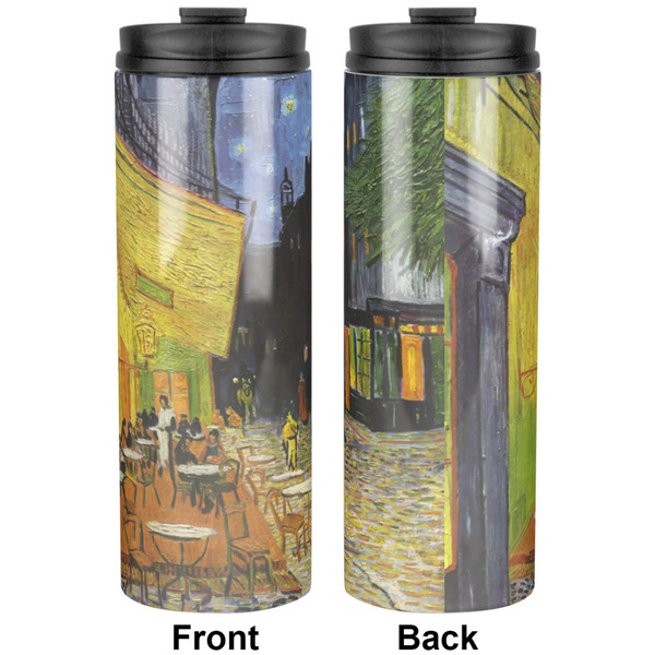 Cafe Terrace at Night (Van Gogh 1888) Stainless Steel Tumbler - Apvl
