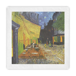 Cafe Terrace at Night (Van Gogh 1888) Standard Decorative Napkins