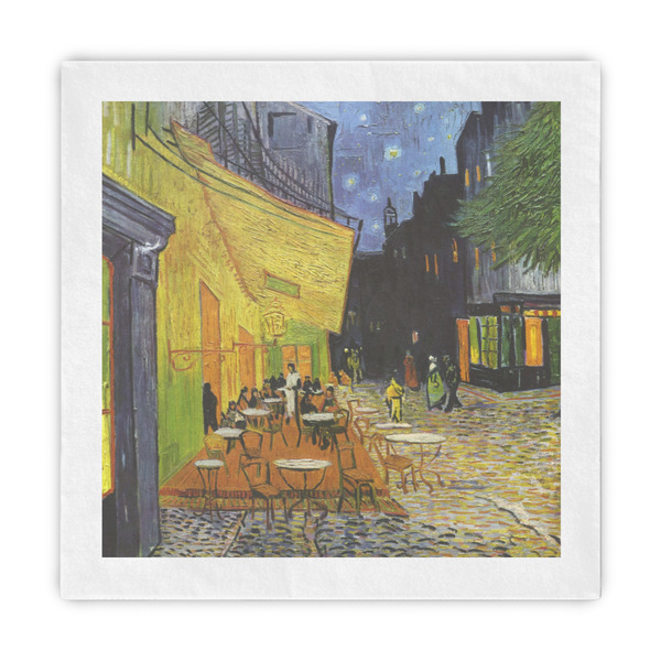 Custom Cafe Terrace at Night (Van Gogh 1888) Decorative Paper Napkins