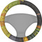 Cafe Terrace at Night (Van Gogh 1888) Steering Wheel Cover