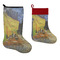 Cafe Terrace at Night (Van Gogh 1888) Stockings - Side by Side compare