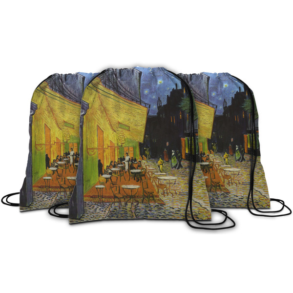 Cafe Terrace at Night (Van Gogh 1888) String Backpack - MAIN