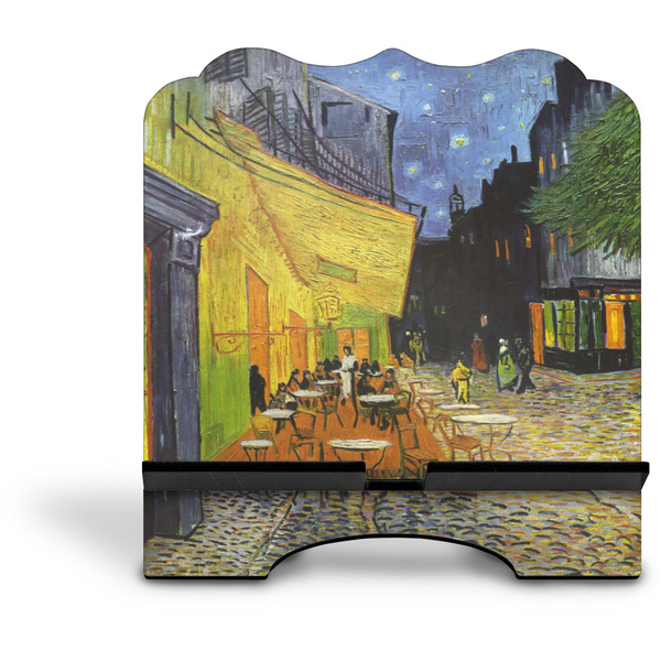 Cafe Terrace at Night (Van Gogh 1888) Stylized Tablet Stand - Front without iPad