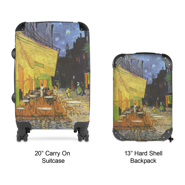 Cafe Terrace at Night (Van Gogh 1888) Suitcase Set 4 - APPROVAL