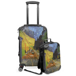 Cafe Terrace at Night (Van Gogh 1888) Kids 2-Piece Luggage Set - Suitcase & Backpack