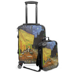Cafe Terrace at Night (Van Gogh 1888) Kids 2-Piece Luggage Set - Suitcase & Backpack