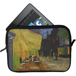 Cafe Terrace at Night (Van Gogh 1888) Tablet Case / Sleeve - Small