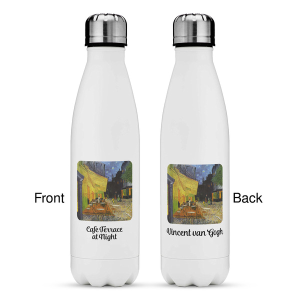 Cafe Terrace at Night (Van Gogh 1888) Tapered Water Bottle - Apvl 17oz.