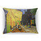 Cafe Terrace at Night (Van Gogh 1888) Throw Pillow (Rectangular - 12x16)
