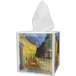 Cafe Terrace at Night (Van Gogh 1888) Tissue Box Cover