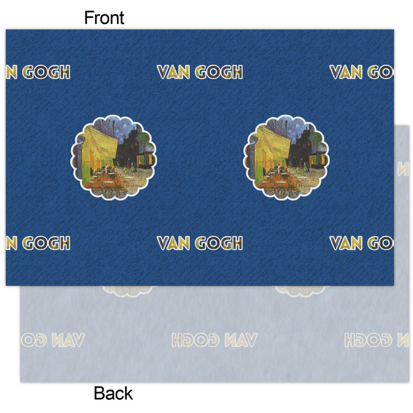 Cafe Terrace at Night (Van Gogh 1888) Tissue Paper - Heavyweight - XL - Front & Back