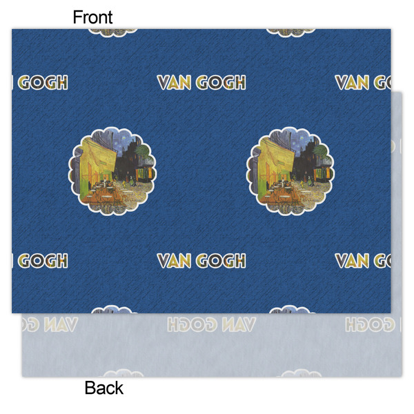 Cafe Terrace at Night (Van Gogh 1888) Tissue Paper - Lightweight - Medium - Front & Back