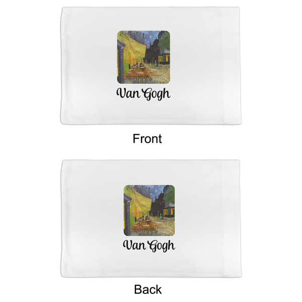 Cafe Terrace at Night (Van Gogh 1888) Toddler Pillow Case - APPROVAL (partial print)