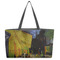 Cafe Terrace at Night (Van Gogh 1888) Tote w/Black Handles - Front View