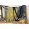 Cafe Terrace at Night (Van Gogh 1888) Tote w/Black Handles - Lifestyle View