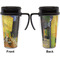 Cafe Terrace at Night (Van Gogh 1888) Travel Mug with Black Handle - Approval