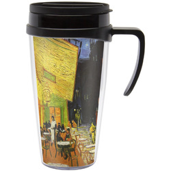 Cafe Terrace at Night (Van Gogh 1888) Acrylic Travel Mug with Handle