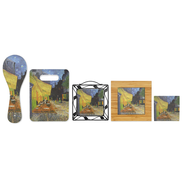 Cafe Terrace at Night (Van Gogh 1888) Trivets - All Trivets
